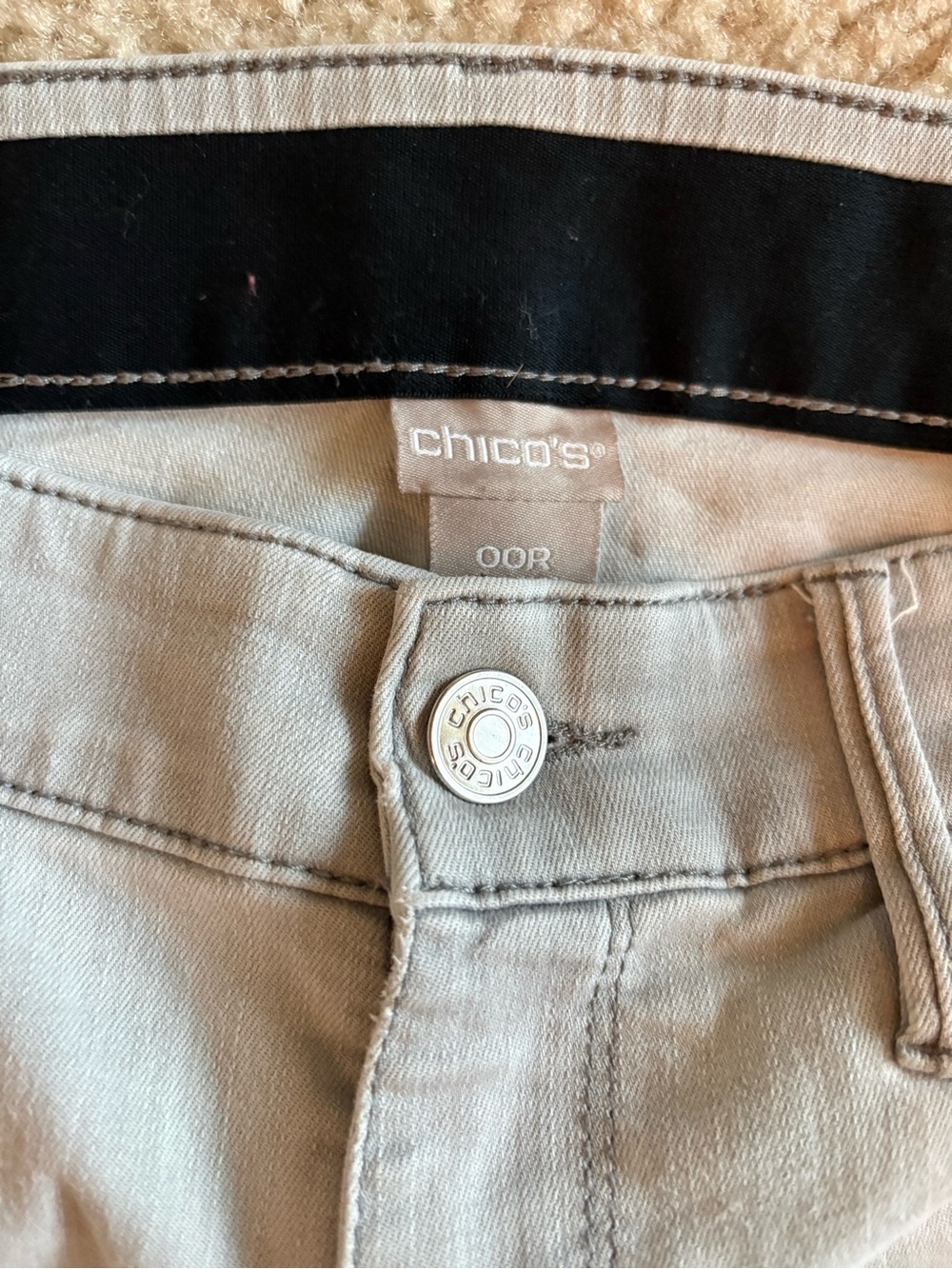 Chico's Light Gray Casual Jeans